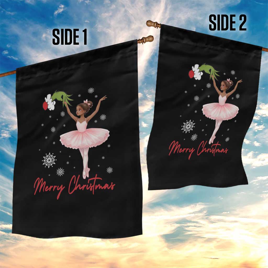 Black Nutcracker Ballet Garden Flag Merry Christmas TS14 Print Your Wear