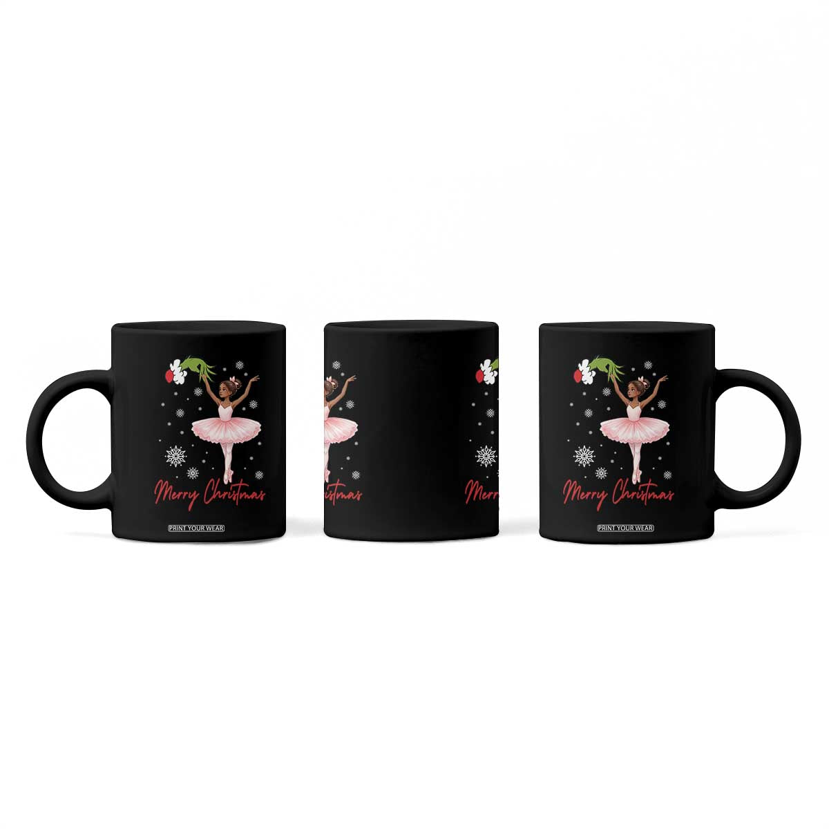 Black Nutcracker Ballet Coffee Mug Merry Christmas TS14 Print Your Wear