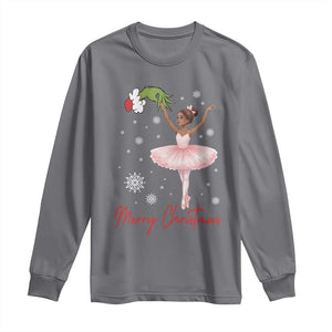 Black Nutcracker Ballet Long Sleeve Shirt Merry Christmas TS14 Charcoal Print Your Wear