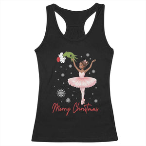 Black Nutcracker Ballet Racerback Tank Top Merry Christmas TS14 Black Print Your Wear