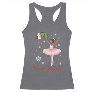 Black Nutcracker Ballet Racerback Tank Top Merry Christmas TS14 Charcoal Print Your Wear