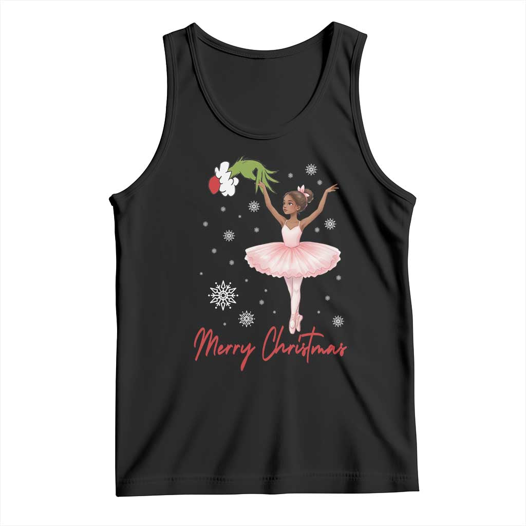 Black Nutcracker Ballet Tank Top Merry Christmas TS14 Black Print Your Wear