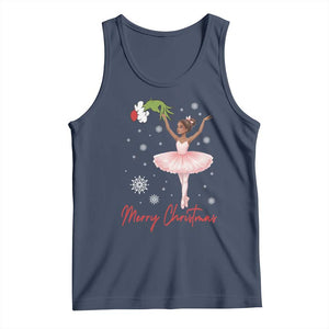 Black Nutcracker Ballet Tank Top Merry Christmas TS14 Navy Print Your Wear
