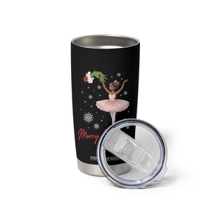 Black Nutcracker Ballet Tumbler Cup Merry Christmas TS14 Print Your Wear