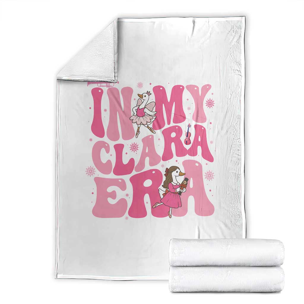 Nutcracker Goose Ballet Throw Blanket In My Clara Era TS14 White Print Your Wear