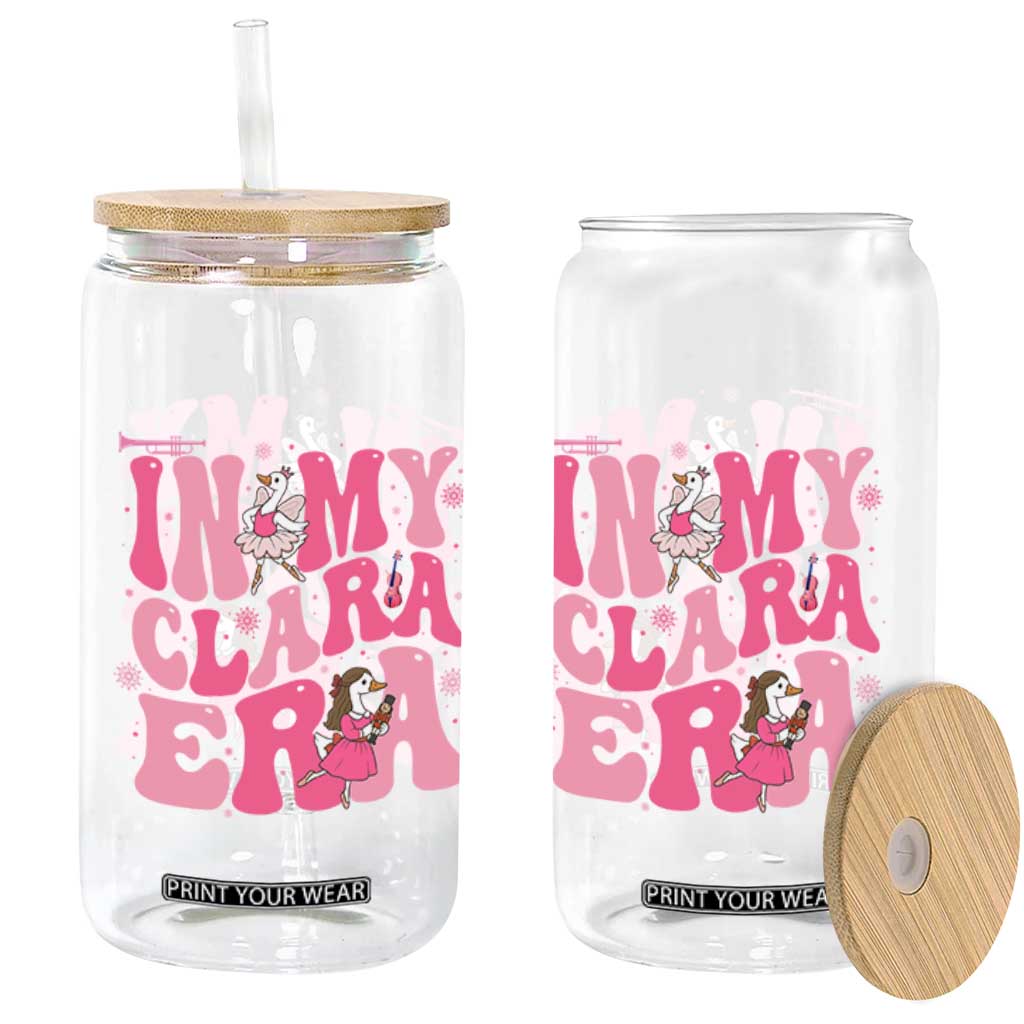 Nutcracker Goose Ballet Glass Can In My Clara Era TS14 Print Your Wear