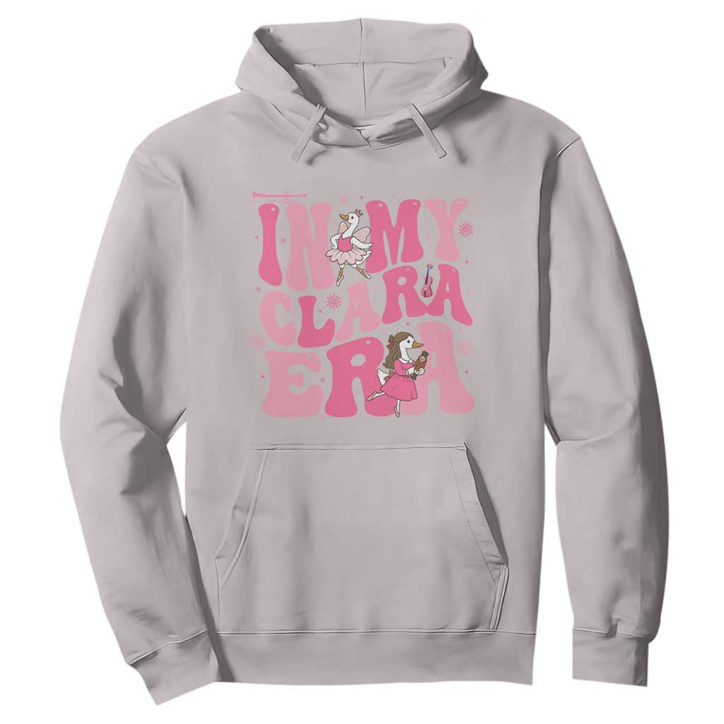 Nutcracker Goose Ballet Hoodie In My Clara Era TS14 Ice Gray Print Your Wear