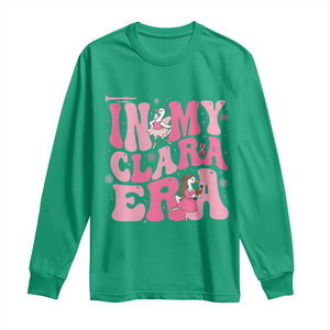 Nutcracker Goose Ballet Long Sleeve Shirt In My Clara Era TS14 Irish Green Print Your Wear