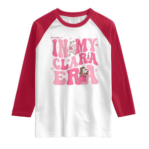 Nutcracker Goose Ballet Raglan Shirt In My Clara Era TS14 White Red Print Your Wear