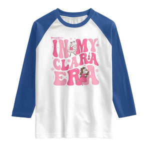 Nutcracker Goose Ballet Raglan Shirt In My Clara Era TS14 White Royal Print Your Wear