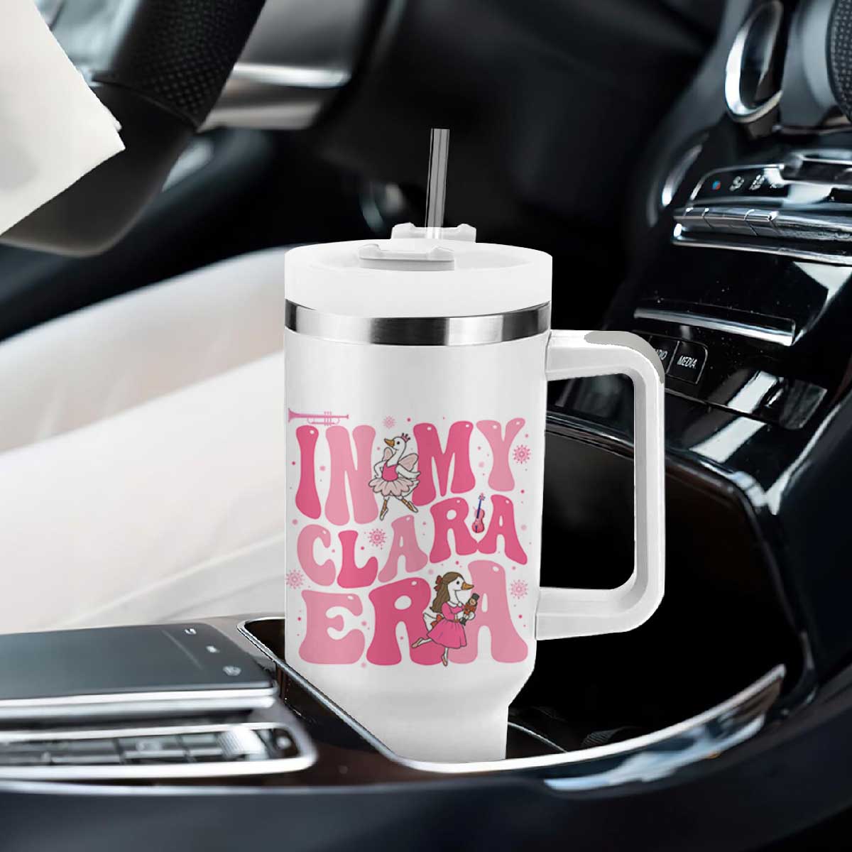 Nutcracker Goose Ballet Tumbler With Handle In My Clara Era TS14 Print Your Wear