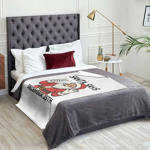 Santa Christmas December 25th Season Throw Blanket TS14 Print Your Wear