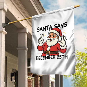 Santa Christmas December 25th Season Garden Flag TS14 Print Your Wear