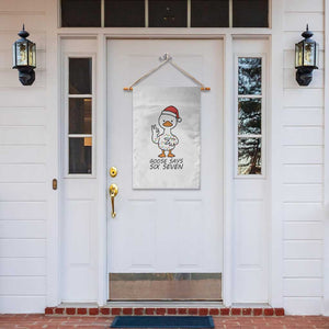 67 Six Seven Chirtsmas Meme Garden Flag Funny Silly Goose TS14 Print Your Wear