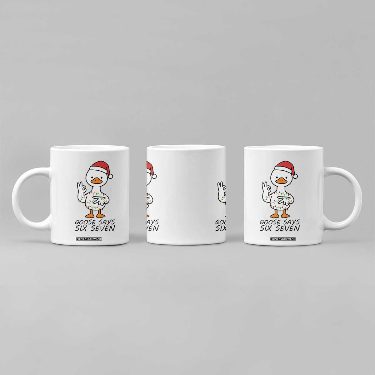 67 Six Seven Chirtsmas Meme Coffee Mug Funny Silly Goose TS14 Print Your Wear