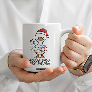 67 Six Seven Chirtsmas Meme Coffee Mug Funny Silly Goose TS14 Print Your Wear