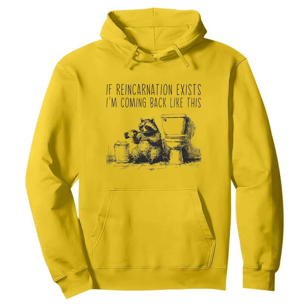 Funny Drunk Raccoon Hoodie Trashed Panda Meme TS14 Daisy Print Your Wear