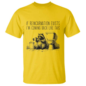 Funny Drunk Raccoon T Shirt Trashed Panda Meme TS14 Daisy Print Your Wear
