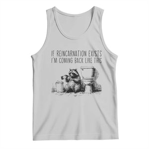 Funny Drunk Raccoon Tank Top Trashed Panda Meme TS14 Ash Print Your Wear