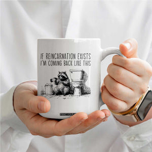 Funny Drunk Raccoon Coffee Mug Trashed Panda Meme TS14 Print Your Wear