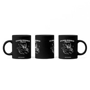 Funny Anti Valentine Coffee Mug Cupid Missed Again TS14 Print Your Wear