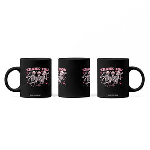 Funny Skeleton Anti Valentines Coffee Mug TS14 Print Your Wear