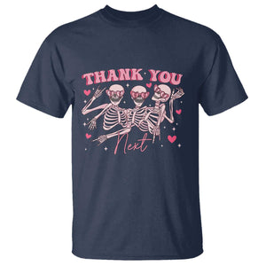 Funny Skeleton Anti Valentines T Shirt TS14 Navy Print Your Wear