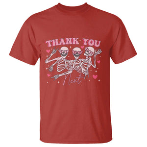 Funny Skeleton Anti Valentines T Shirt TS14 Red Print Your Wear