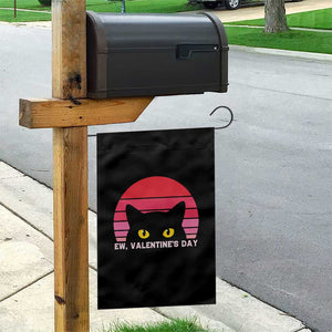 Funny Black Cat Anti Valentine Meme Garden Flag TS14 Print Your Wear