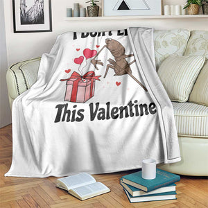 Marcus The Worm Meme Throw Blanket I Do Not Like This Valentine TS14 Print Your Wear