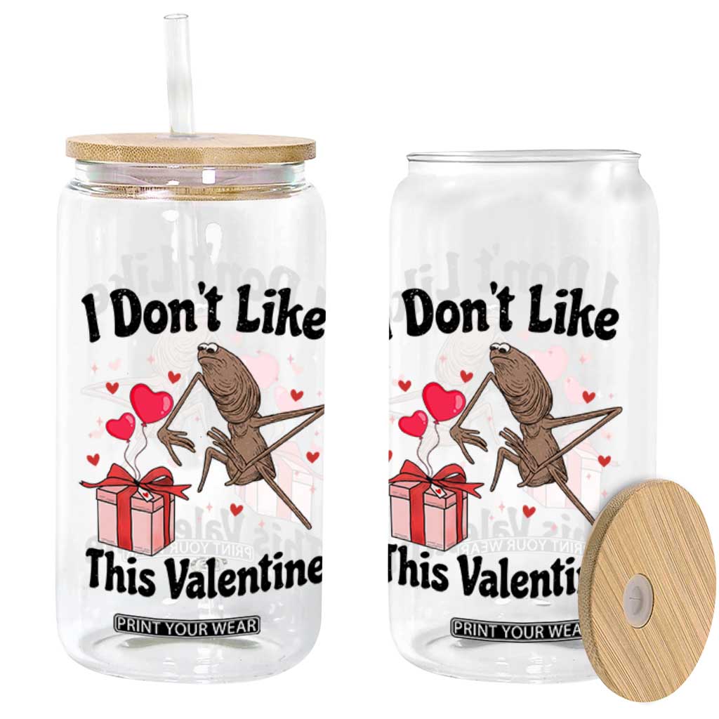 Marcus The Worm Meme Glass Can I Do Not Like This Valentine TS14 Print Your Wear