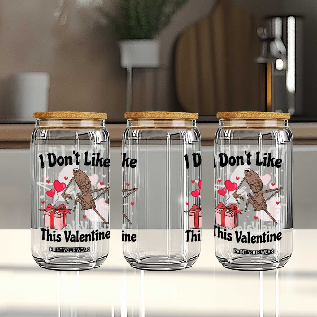 Marcus The Worm Meme Glass Can I Do Not Like This Valentine TS14 Print Your Wear