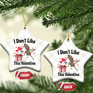 Marcus The Worm Meme Ceramic Ornament I Do Not Like This Valentine TS14 Print Your Wear