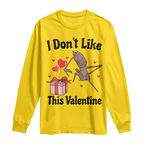Marcus The Worm Meme Long Sleeve Shirt I Do Not Like This Valentine TS14 Daisy Print Your Wear
