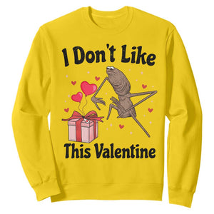 Marcus The Worm Meme Sweatshirt I Do Not Like This Valentine TS14 Daisy Print Your Wear