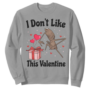Marcus The Worm Meme Sweatshirt I Do Not Like This Valentine TS14 Sport Gray Print Your Wear