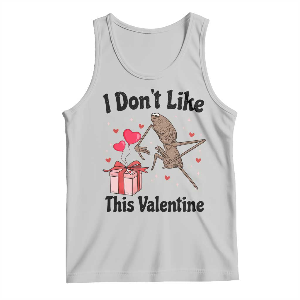 Marcus The Worm Meme Tank Top I Do Not Like This Valentine TS14 Ash Print Your Wear