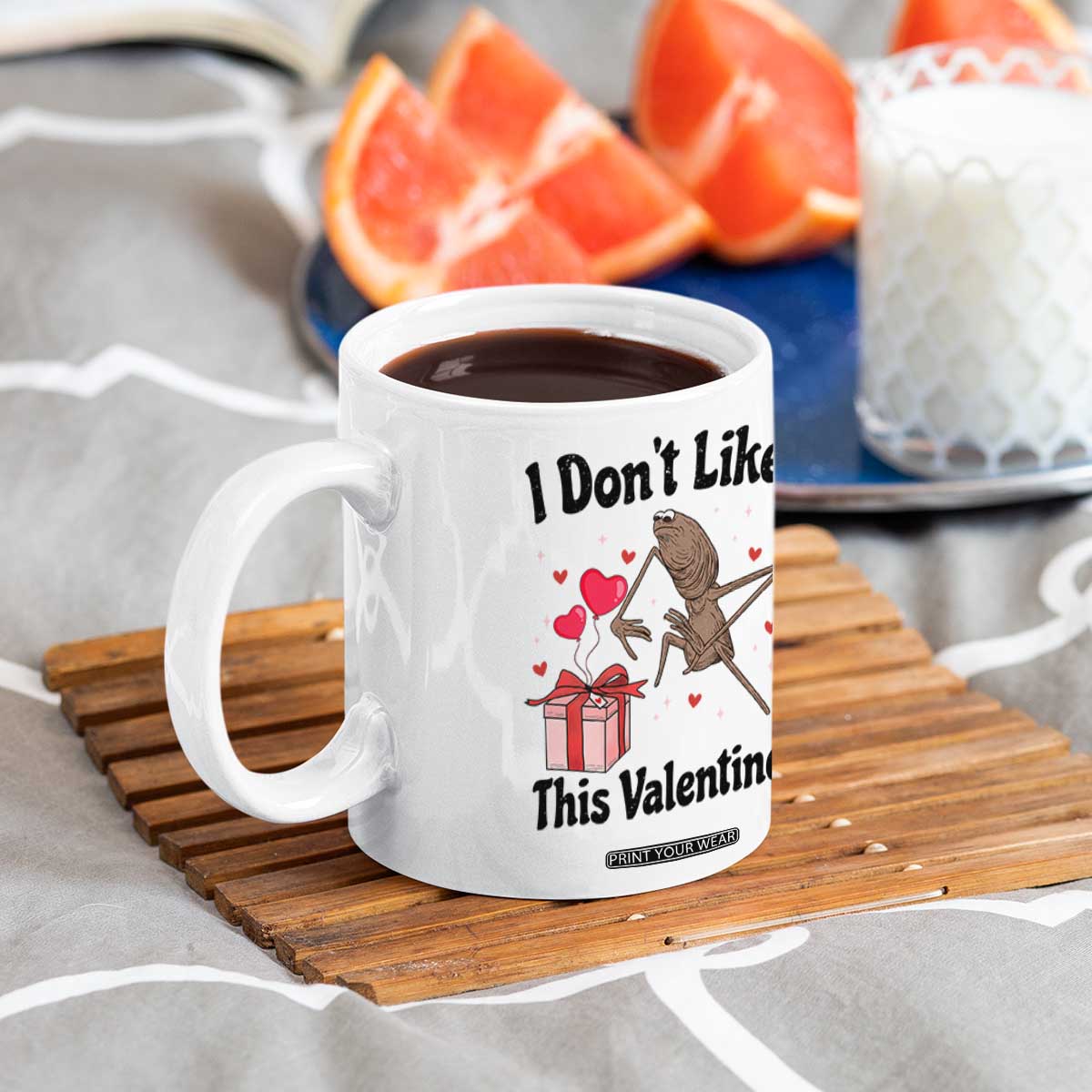 Marcus The Worm Meme Coffee Mug I Do Not Like This Valentine TS14 Print Your Wear