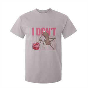 Marcus The Worm Funny Valentine Meme T Shirt For Kid I Don't Like This Valentine TS14 Ice Gray Print Your Wear