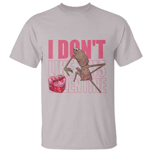 Marcus The Worm Funny Valentine Meme T Shirt I Don't Like This Valentine TS14 Ice Gray Print Your Wear
