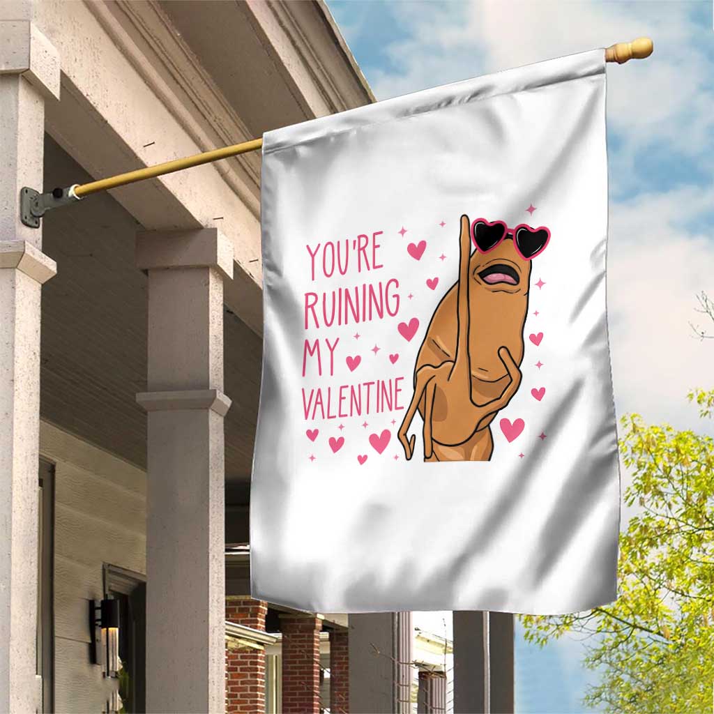 Marcus The Worm Meme Garden Flag Funny Anti Valentines Day TS14 Print Your Wear
