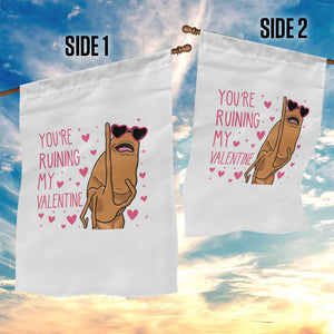 Marcus The Worm Meme Garden Flag Funny Anti Valentines Day TS14 Print Your Wear
