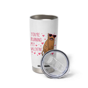 Marcus The Worm Meme Tumbler Cup Funny Anti Valentines Day TS14 Print Your Wear