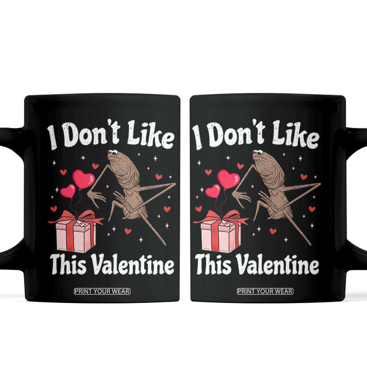 Marcus The Worm Meme Coffee Mug Funny Anti Valentines Day Sarcastic TS14 Black Print Your Wear