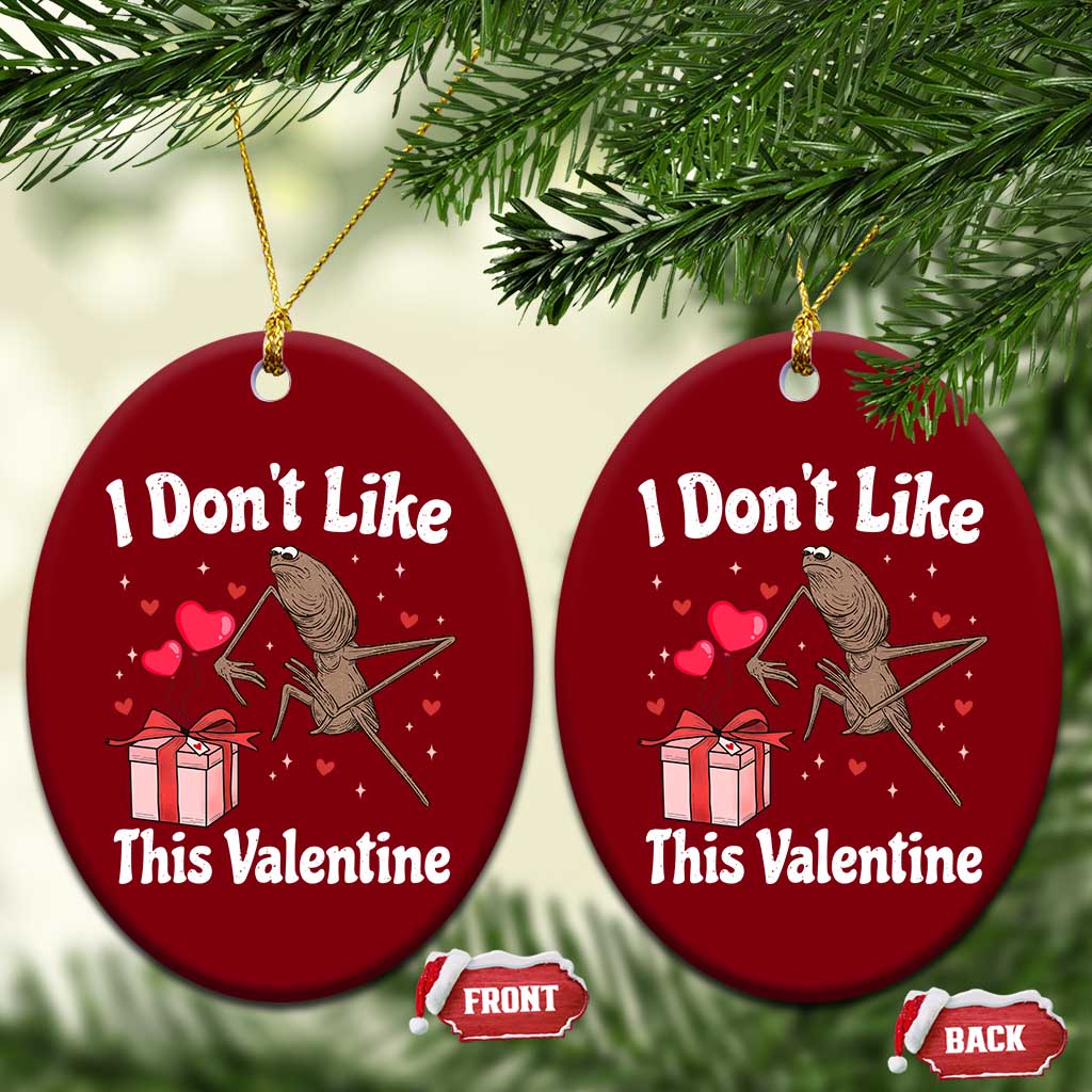 Marcus The Worm Meme Ceramic Ornament Funny Anti Valentines Day Sarcastic TS14 Print Your Wear