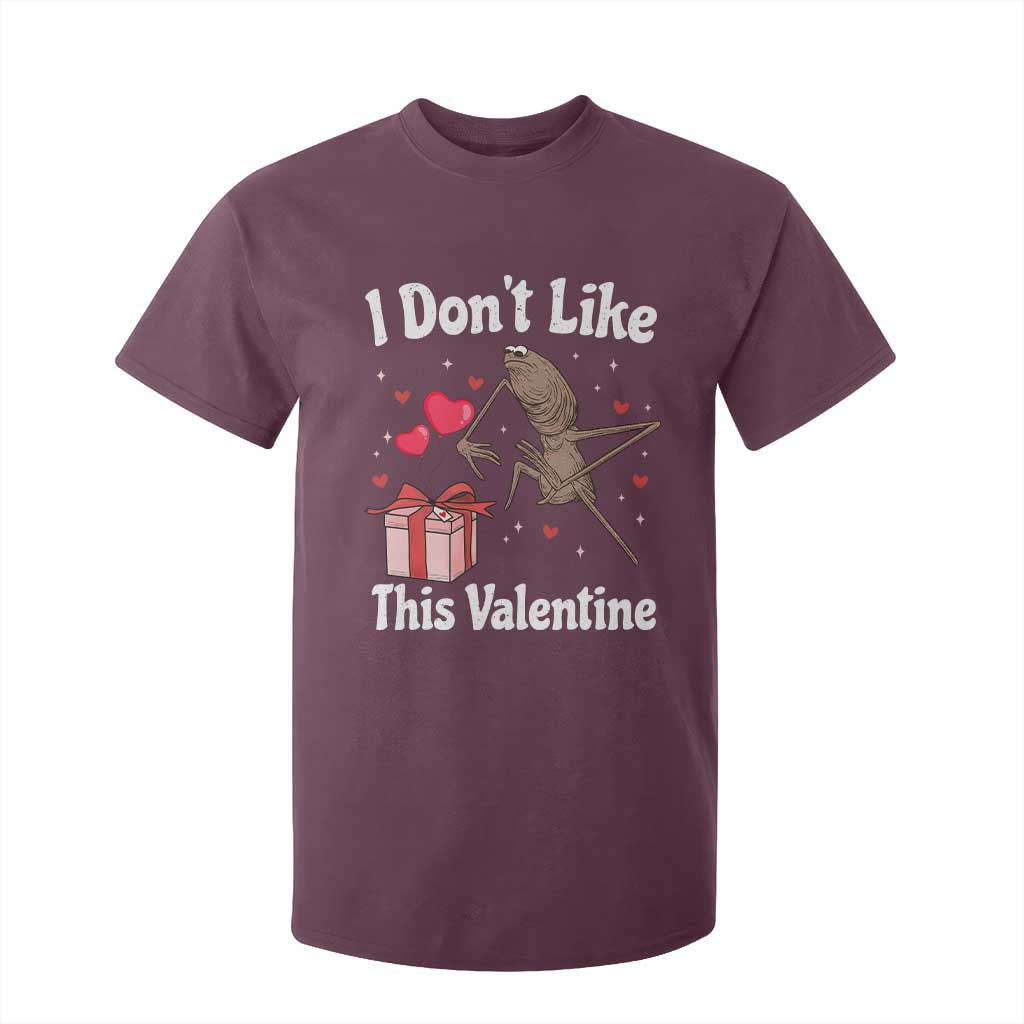 Marcus The Worm Meme T Shirt For Kid Funny Anti Valentines Day Sarcastic TS14 Maroon Print Your Wear