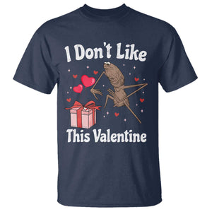 Marcus The Worm Meme T Shirt Funny Anti Valentines Day Sarcastic TS14 Navy Print Your Wear