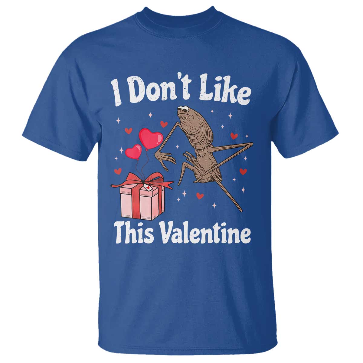 Marcus The Worm Meme T Shirt Funny Anti Valentines Day Sarcastic TS14 Royal Blue Print Your Wear