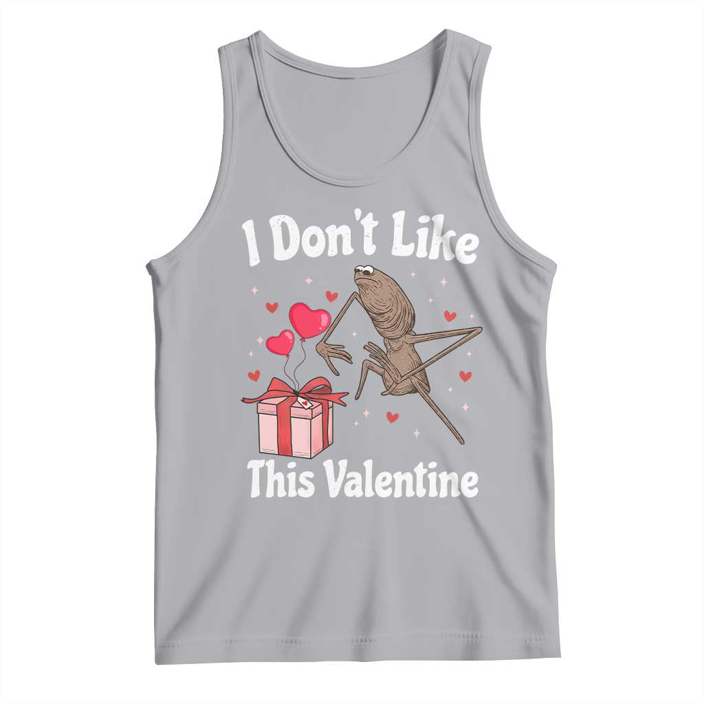 Marcus The Worm Meme Tank Top Funny Anti Valentines Day Sarcastic TS14 Athletic Heather Print Your Wear