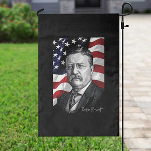 Theodore Roosevelt Patriotic American Flag President Garden Flag TS14 Print Your Wear